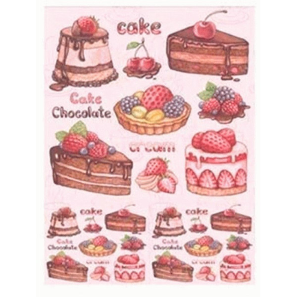 Декупажная карта на рисовой бумаге Rice Paper Decoupage Cadence, А3 №69