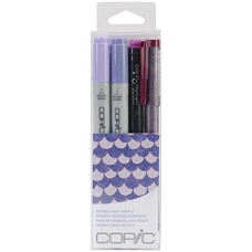 Набір спиртових маркерів Copic Ciao Set Doodle Pack Purple, Фіолетові відтінки 2+1+1 шт