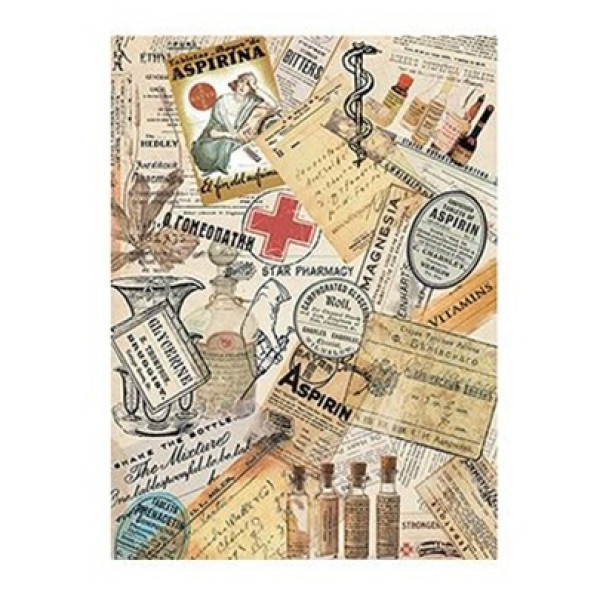 Декупажна карта на рисовому папері Cadenсe Rice Paper А4 Decoupage А4 №215