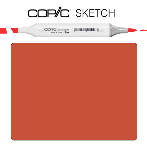 Маркер Copic Sketch E-19 Redwood Червоне дерево