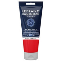 Акрилова фарба Lefranc Fine Acrylic Color 80 мл 393 Red vermilion Червона кіновар