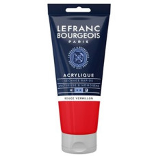 Акрилова фарба Lefranc Fine Acrylic Color 80 мл 393 Red vermilion Червона кіновар