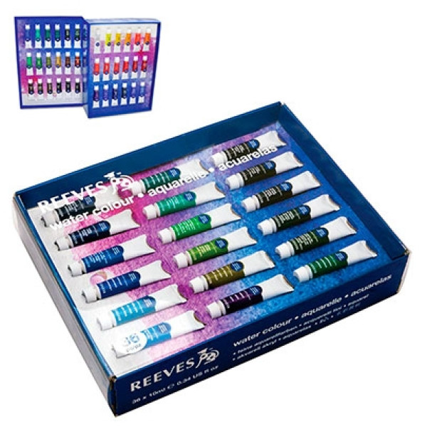 Набір акварельних фарб Reeves Wаter colour Set, 36 кольорів, 10 мл