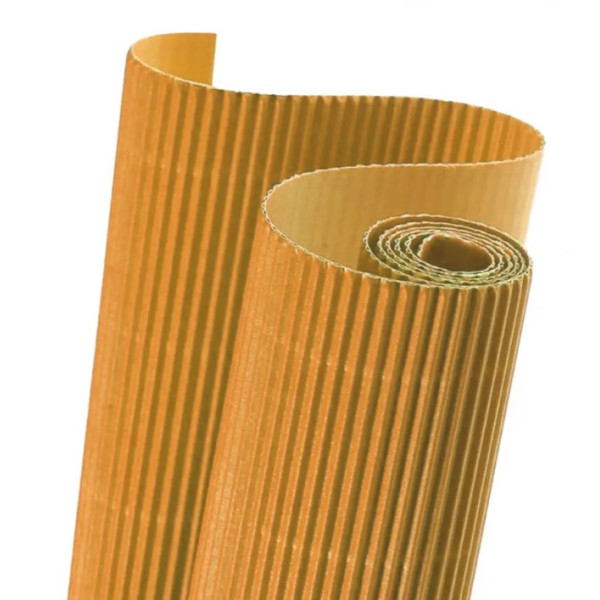 Картон гофрированный Folia Corrugated board E-Flute, 50x70 см, № 14 Banana yellow Бананово-желтый