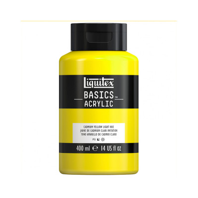 Акриловая краска Liquitex BASICS, 400 мл Кадмий желтый