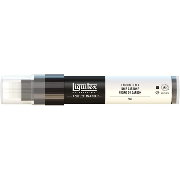 Акриловий маркер Liquitex, №337 Carbon Black Вугільний чорний