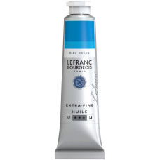 Масляная краска Lefranc Extra Fine 40 мл № 904 Ocean blue Океанский синий