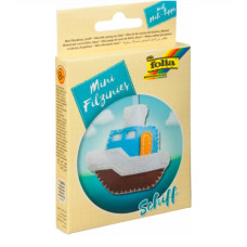 Набор из фетра для пошива мини фигурки Folia Mini felt sewing sets, Пароход