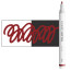 Акриловый маркер Copic Acrea Paint Marker 0,8 мм, 021 Red Bean (Темно-красный)
