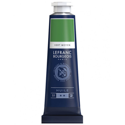 Фарба олійна Lefranc Fine 40 мл №561 Medium Green Середній Зелений
