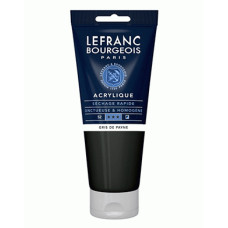 Акрилова фарба Lefranc Fine Acrylic Color 200 мл, 261 Paynеs gray Сіра Пейна