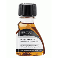 Швидкосохнуча темна лляна олія для олійних фарб Winsor Newton Drying Linseed Oil, 75 мл