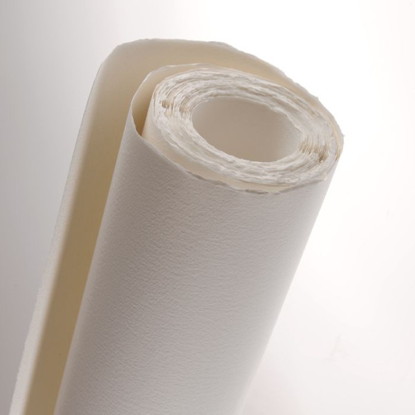 Бумага акварельная в рулоне Saunders Waterford, White, Hot Press, 100% хлопок, 300 г, 1.524х10 м (экстра-белая)