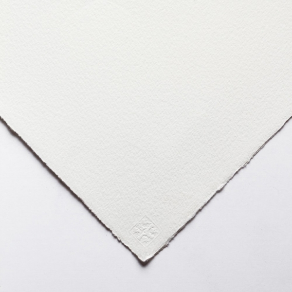 Бумага акварельная в рулоне Saunders Waterford, White, Hot Press, 100% хлопок, 300 г, 1.524х10 м (экстра-белая)