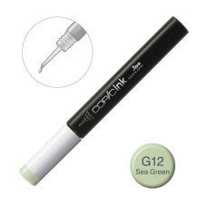 Чернила для заправки маркеров Copic Ink G-12 Sea green Морской зеленый, 12 мл