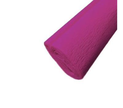 Крепон Folia Crepe paper 50x250 см, 32 г/м2 №154 Primel Темно-рожевий