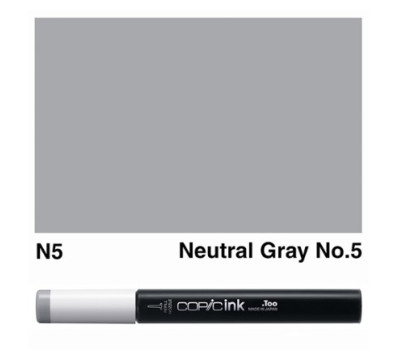 Заправка для маркерів COPIC Ink N5 Neutral gray Нейтральний сірий 12 мл