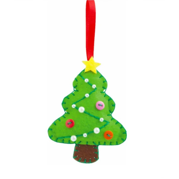 Набір із фетру для пошиття міні заготовки Folia Mini felt sewing sets, Ялинка арт. 52917