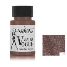 Фарба по шкірі Cadence VOGUE LEATHER PAINT, 50 мл, Коричневий