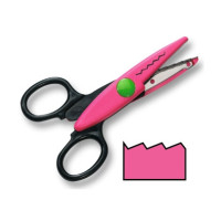 Ножницы фигурные Folia Contour Scissors, Jagged-cut, short