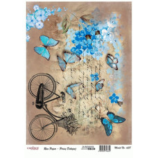 Декупажная карта на рисовой бумаге Rice Paper Decoupage Cadence, №338
