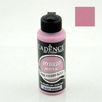 Универсальная акриловая краска Hybrid Acrylic for Multisurfaces Cadence № 27, 120 мл, Sedona Седона