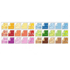 Набір паперу для орігамі Folia Basic, 80 г/м2, 15х15 см, рожевий, 50 аркушів