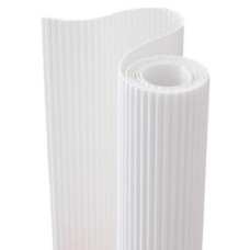 Картон гофрований Folia Corrugated board E-Flute, 50x70 см, № 00 White Білий