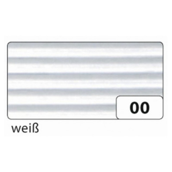 Картон гофрований Folia Corrugated board E-Flute, 50x70 см, № 00 White Білий
