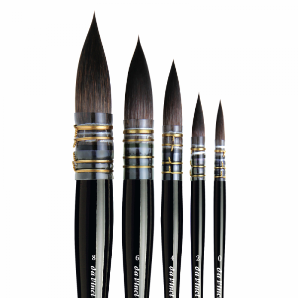 Пензель DaVinci 498 серія Casaneo Wash Brush (синтетика імітація білки) №6 Пензель DaVinci 498 серія Casaneo Wash Brush (синтетика імітація білки) №6