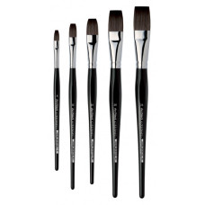 Пензель синтетика плоска DaVinci Casaneo 5898 Extra soft synthetic fibres №8 арт 5898_8