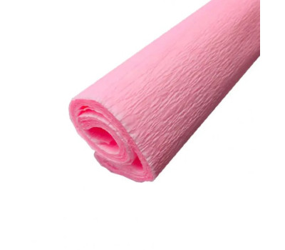 Крепон Folia Crepe paper 50x250 см, 32 г/м2, № 119 Light pink Светло-розовый