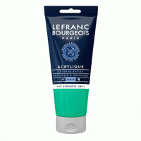 Акрилова фарба Lefranc Fine Acrylic Color 80 мл, 549 Veronese green shade Веронський зелений