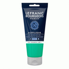 Акрилова фарба Lefranc Fine Acrylic Color 80 мл, 549 Veronese green shade Веронський зелений