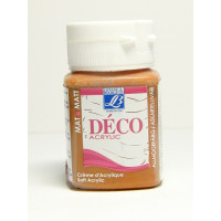 Акрилова фарба матова Lefranc Deco Matt Acrylic Cream №132 Chestnut Каштан, 50 мл