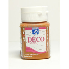 Акрилова фарба матова Lefranc Deco Matt Acrylic Cream №132 Chestnut Каштан, 50 мл
