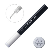 Чорнило для заправки маркерів Copic Ink C-3 Cool gray Холодний сірий 12 мл