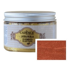 Паста для ткани текстурная металлик Cadence Fabric Metallic Relief Past, 150 мл, Медь