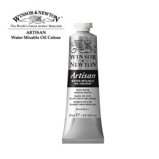 Масляная водорастворимая краска Winsor Artisan 37 мл, 748 Белила цинковые 1514748