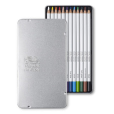 Набор цветных карандашей Colection Coloured Pensil, 12 цветов, металлический пенал, Winsor Newton