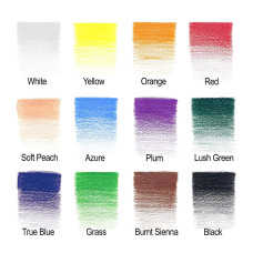 Набор цветных карандашей Colection Coloured Pensil, 12 цветов, металлический пенал, Winsor Newton