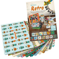 Набор бумаги Motifblock RETRO, 26 шт Folia