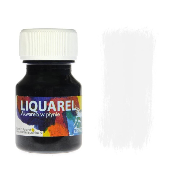 Рідка Акварельна фарба Renesans LIQUAREL,30 мл №100 Білий