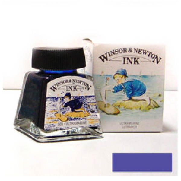 Туш художня Winsor Newton Drawing Inks 14 мл №660 Ультрамарин