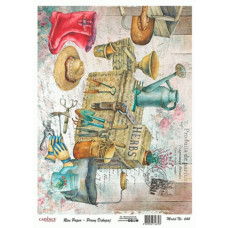 Декупажная карта на рисовой бумаге Rice Paper Decoupage Cadence, №444