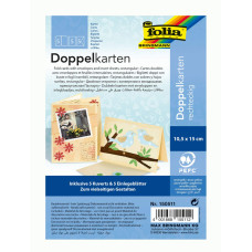 Заготовка для открытки прямоугольная Folia Cards, 220 г/м2, 10,5x15 см, № 11 Straw yellow Соломенно-желтый
