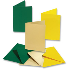 Заготовка для открытки прямоугольная Folia Cards, 220 г/м2, 10,5x15 см, № 11 Straw yellow Соломенно-желтый