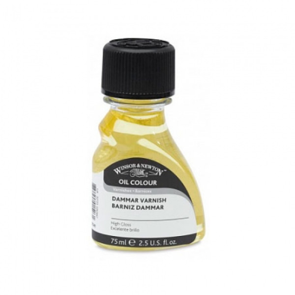 Лак даммарный глянцевый для масляных и алкидных красок Winsor Newton Artists Daммar Varnish, 75 мл