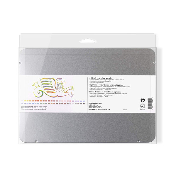 Набір кольорових олівців Colection Coloured Pensil, 48 шт, металевий пенал, Winsor Newton