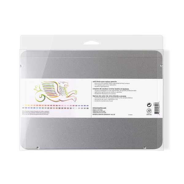 Набір кольорових олівців Colection Coloured Pensil, 48 шт, металевий пенал, Winsor Newton